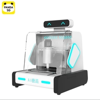 Robot de pintura de azúcar AI de escritorio DIY, dibujo a mano, Impresión de fotos y texto a modelo