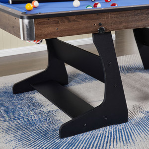 6FT 2in1 gấp bàn bi-a với bóng rổ Hoop Combo đa chức năng trò chơi bảng đứng Snooker bảng với TP-6002B bóng rổ - Product Image 5