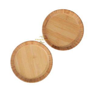 Plato de Bambú Ecológico a Precio de Mayoreo, 100% Natural, Alta Calidad, Redondo, Pulido, Clásico, Vajilla para Fiestas, Vietchoice Ivy - Product Image 4