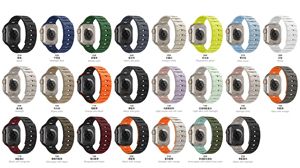 <span class=keywords><strong>Correa</strong></span> magnética de silicona de fósforo de dragón transpirable para <span class=keywords><strong>Apple</strong></span> IWatch Series 11 10 9 SE Ultra1/2/3 <span class=keywords><strong>correa</strong></span> de reloj de lujo - Product Image 6
