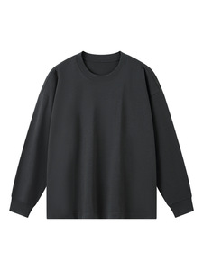 Venta al por mayor superventas American <span class=keywords><strong>Retro</strong></span> 300g pesado cuello redondo manga larga Camiseta hombres - Product Image 6