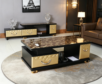 Meubles TV et Tables Basses Modernes Haut de Gamme avec Fonction de Rangement, Meubles de Salon pour Villa, Appartement, Hôtel