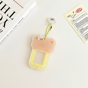 Cá nhân hoá tùy chỉnh thiết kế Kawaii phim hoạt hình photocard chủ <span class=keywords><strong>mini</strong></span> Kpop Acrylic Keychain chủ sở hữu thẻ - Product Image 4
