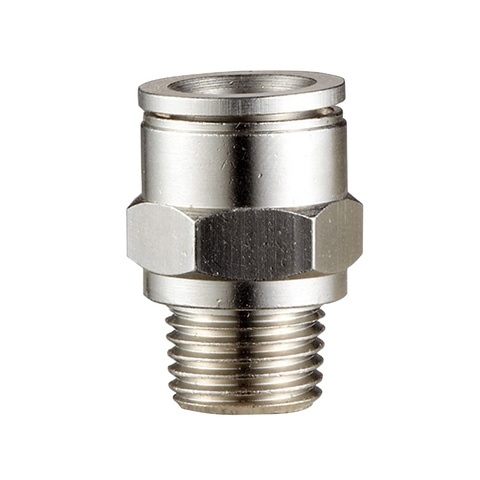 JMP Series Brass Pull-in Fittings Nickle Plated Adaptor High Temperature Metal Pipe Fittings Pneumatic Parts