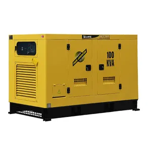 Hochwertiger wasser gekühlter Vierzylinder-Diesel generator mit 80kW und 100kVA chinesischer Marke