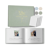 Nouveau design, couverture en tissu imprimé personnalisée, reliure spirale, journal de mariage, agenda, planificateur, livre d'invités, organisateur pour mariées, 100 feuilles