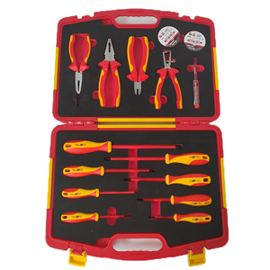 S680A-15 SFREYA VDE 1000V מארז כלי בידוד מבודד בצבע כפול 15 יחידות סט צבת ומברגים - Product Image 6