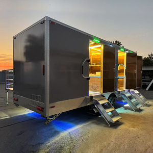 Toilettes portables sur remorque, accessibles aux fauteuils roulants, pour les mariages, les locations et l'utilisation en extérieur, durables et écologiques - Product Image 5