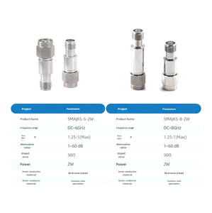 Atenuador RF de 6/8/12/18G, 2W/5W/10W, 3/10/20/60dB, Coaxial Fijo - Product Image 2
