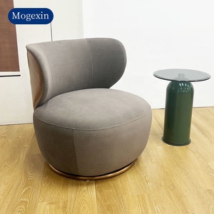 Fauteuil individuel moderne et luxueux pour salon, bureau à domicile, hôtel, école et usage extérieur - Tabouret pivotant avec design ergonomique - Product Image 5