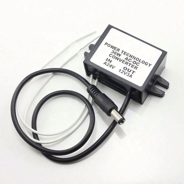 AC 24V(16V-28V) or DC(15V-35V) Buck to 12V 3A 36W Waterproof Step Down Power Converter USB DC Car Power Adapter Regulator Module