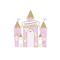 Décorations de fête d'anniversaire pour enfants, thème Château de Princesse et Calèche Citrouille, design de dessin animé, toile de fond pour zone de danse et zone d'accueil KT