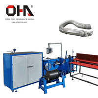 Machine de formage de conduits flexibles en aluminium de marque OHA HVAC Duct, modèle LR-600, économie d'énergie, 380V, garantie 5 ans