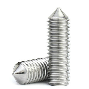 육각 소켓 세트 나사 플랫 포인트 중국 도매 헤드리스 육각 알렌 나사 스테인레스 스틸 M2 M3 M6 그럽 세트 나사 - Product Image 3