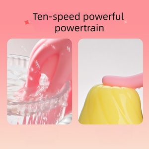 Masseur de sein électrique Octopus-Jouet sexuel vibrant rose pour femmes stimulant la zone sensible de la poitrine - Product Image 2