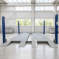 Plateforme élévatrice hydraulique à 4 poteaux Shin Innovation PFPS40 pour 4 voitures, capacité de charge de 2000 kg, garantie de 2 ans