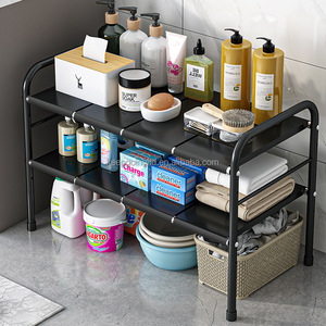 Dưới bồn rửa tổ chức mở rộng Heavy Duty kim loại kệ có thể tháo rời Panels lưu trữ Organizer cho dưới nhà bếp phòng tắm bồn rửa - Product Image 3