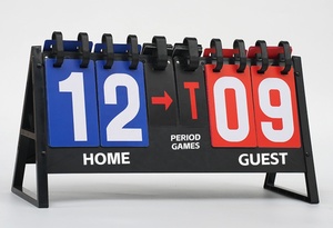 Tableau de scores portable de table pour le sport, avec système de retournement de feuilles, pour enregistrer les scores - Product Image 6