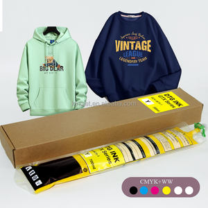 Fábrica Diretamente Atacado 700 Ml <span class=keywords><strong>Dtg</strong></span> Saco Tinta Com Tinta <span class=keywords><strong>Dtg</strong></span> One Time Chip para Brother GTX-422 PRO GTX-423 PRO GTX PRO Impressora - Product Image 3