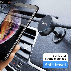 2025 plus récent support de voiture personnalisé Navigation flamme taureau 360 degrés métal magnétique support d'évent en plastique paresseux support de téléphone pour Mobile - Product Image 3