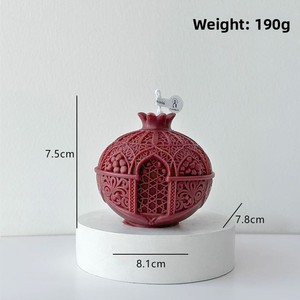 New Year Relief Handmade <strong>Pomegranate</strong> Scented Fruit <strong>Candle</strong> for Holiday Atmosphere Creative Home Decoration Gift - Product Image 6