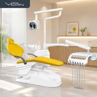 Fauteuil dentaire médical électrique avec matériaux métalliques et plastiques