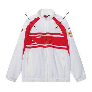 Giacca Sportiva da Moto Stampata a Contrasto, Tuta Personalizzata Formula Uno con Ricamo, Traspirante e Antivento in Poliestere/Cotone - Product Image 3