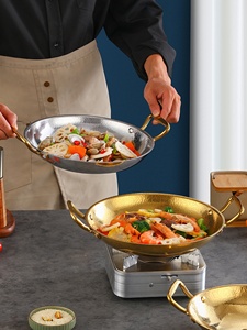 <span class=keywords><strong>Plateau</strong></span> de service pour fruits de mer en acier inoxydable, plusieurs tailles, or et argent, pour la maison, la cuisine, le restaurant, ustensiles de cuisine, vente en gros - Product Image 4
