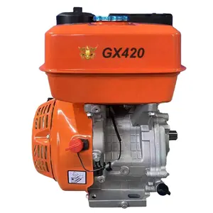 Su pompaları jeneratörler için gx15 HP benzinli motor 4 zamanlı tek silindirli GX420 benzinli motor