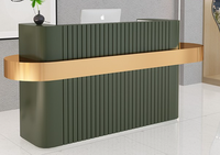 Petite caisse enregistreuse moderne minimaliste peinte marbre métal plaqué or salon de beauté bar réception couleur personnalisée réception