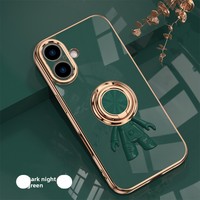 Nouvelle Coque de Téléphone Tendance 2026 pour Designers, avec Anneau Rotatif à 360°, en TPU, pour iPhone 17 Air, 16, 15, 14 Pro Max