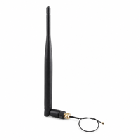 Antenne 433 MHz IoT flexible avec câble d'extension, fixation à vis, angle droit réglable pour appareils intelligents et passerelles de capteurs sans fil