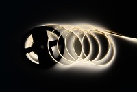 Mini bande lumineuse LED flexible COB à base de cuivre -480pcs/m-FPCB4mm-DC24V-RA90-cUL/CE/ ROHS
