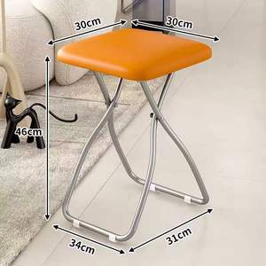 Fauteuil souple pour la maison, empilable, style luxe léger, tabouret de salon, chambre moderne et simple, épaissi, pliable et transformable - Product Image 5