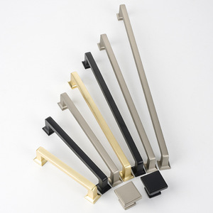 Modern Zinc Alloy Furniture Handles for Wardrobe Cabinet <b>Drawer</b>-Easy Installation for Bedroom School (Customized Color) - Product Image 6