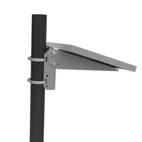Supports de montage latéraux réglables à un seul poteau pour l'énergie solaire, pour l'installation de panneaux solaires