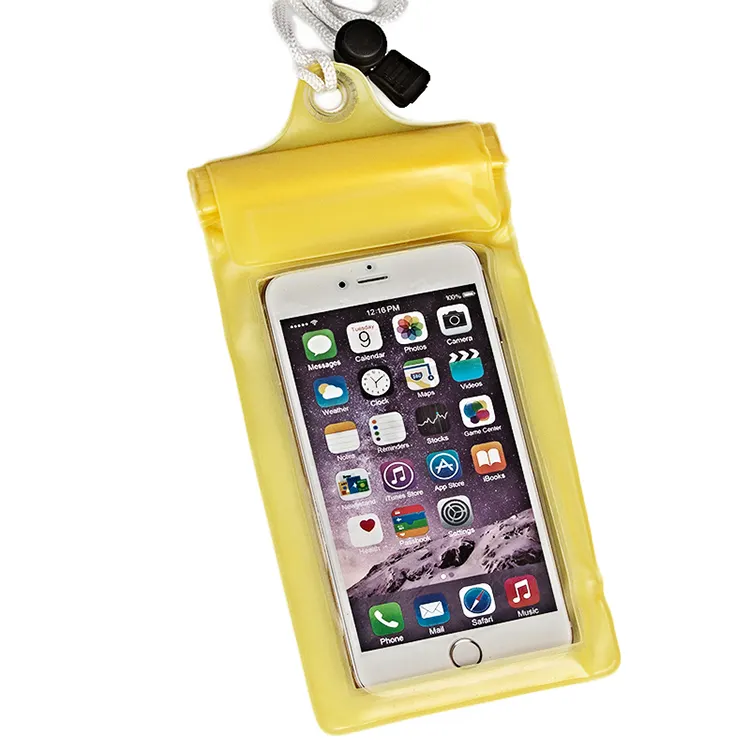Yuanfeng bolsa para celular, bolsa à prova d'água para telefone celular, banheiro e logotipo personalizado