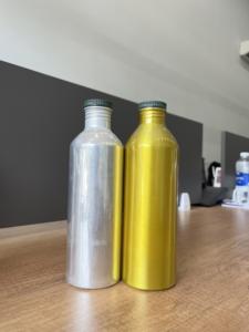 Wholesale 99.7% Pure Aluminum <b>Metal</b> <b>Bottles</b> with Internal Screw Neck Matte Finish Open-Top Design Direct Vietnam Manufacturer - Product Image 6