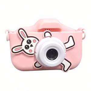 Caméscope numérique HD 2 pouces pour enfants, appareil photo numérique mignon en forme de lapin, jouet pour enfants, appareil photo pour selfie pour tout-petits, appareil photo pour enfants L1 - Product Image 1