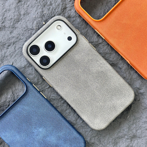 เคสโทรศัพท์ลายเดนิมสุดเทรนดี้ L198 สำหรับ iPhone 15 16 17 Pro Max ป้องกันแรงกระแทก ผลิตจากผ้า - Product Image 5
