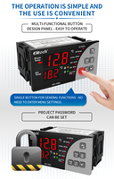 Thermostat de dégivrage MTC-5080 Contrôleur de température intelligent Elitech 220v MTC-5080