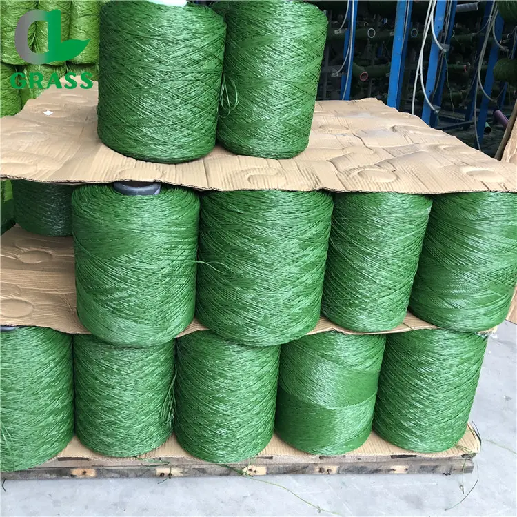6500 Dtex Synthetic Turf Monofialment Fiber Artificial Grass Yarn Grass Fiber Yarn