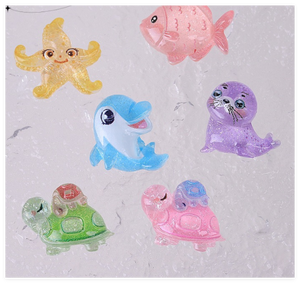 Juguetes para niños Tiny Cute Mini Small Cartoon Resin Turtle Sea Star <span class=keywords><strong>Dolphin</strong></span> <span class=keywords><strong>Fish</strong></span> Ocean Sand Play Figure Diy Charms Creature Figurine - Product Image 4