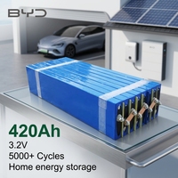 خلايا BYD Blade Lifepo4 جديدة تمامًا من الدرجة الأولى 3.2 فولت 400 أمبير ساعة 420 أمبير ساعة بطاريات قابلة لإعادة الشحن لطاقة البطاريات الشمسية الليثيومية