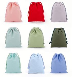 Bolsa de Tela de Algodón con Cordón y Logotipo Personalizado, Bolsa de Almacenamiento de Joyas, Bolsa de Regalo de Lona Personalizada - Product Image 2