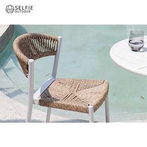 Muebles de jardín Sillas y mesas para eventos al aire libre Silla de ratán para exteriores Mesa de comedor extensible Silla de mimbre - Product Image 4