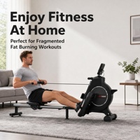 Équipement de cardio-training à domicile de haute qualité avec siège rembourré confortable et résistance réglable sur 16 niveaux