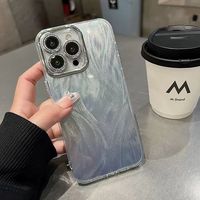 Nouvelle coque de téléphone IMD Yusha avec trous précis pour iPhone 15 Pro Max/14/13/12/11, coque minimaliste intégrale antichoc, fabriquée en usine