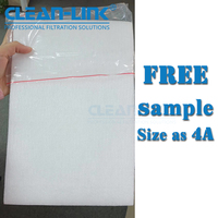 Filtre de plafond en colle solide 600G en promotion, utilisé pour cabine de peinture / filtre pour salle de peinture automobile / média filtrant d'air synthétique