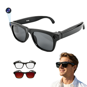 Hands-Free Real-Time Translation AI Smart <b>Glasses</b> Photo Capture <b>Camera</b> <b>Glasses</b> All-Day Battery Life Video Recording Sunglasses - Product Image 1